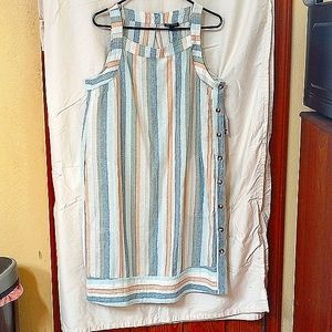 Linen blend sundress.